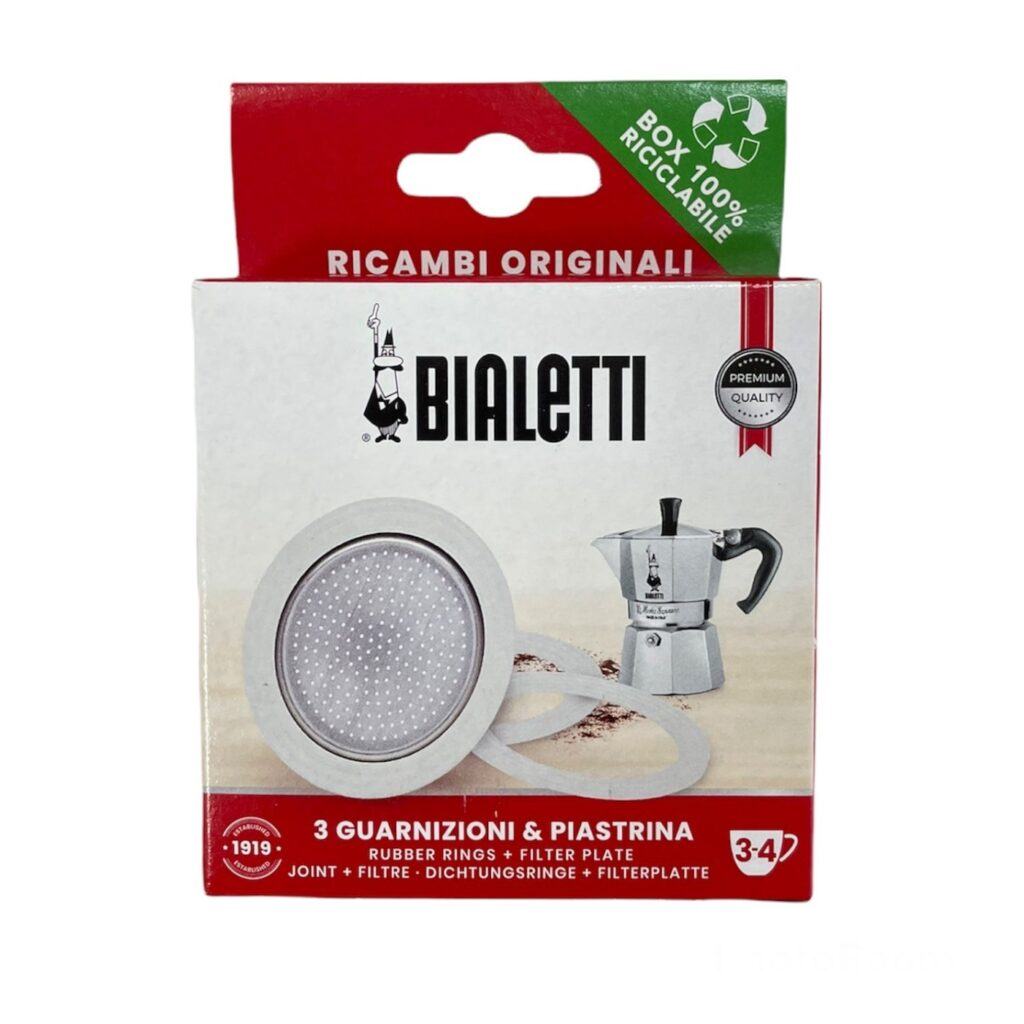 Bialetti Guarnizioni Filtro Ricambio Caffettiera Moka Originale