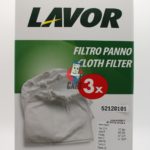 FILTRO IN PANNO TESSUTO PER ASPIRAPOLVERE ASPIRALIQUIDI LAVOR IN KIT DA 3 PZ