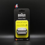 Braun 32B Testina, lama di Ricambio per Braun serie 3 COLORE NERO ORIGINALE
