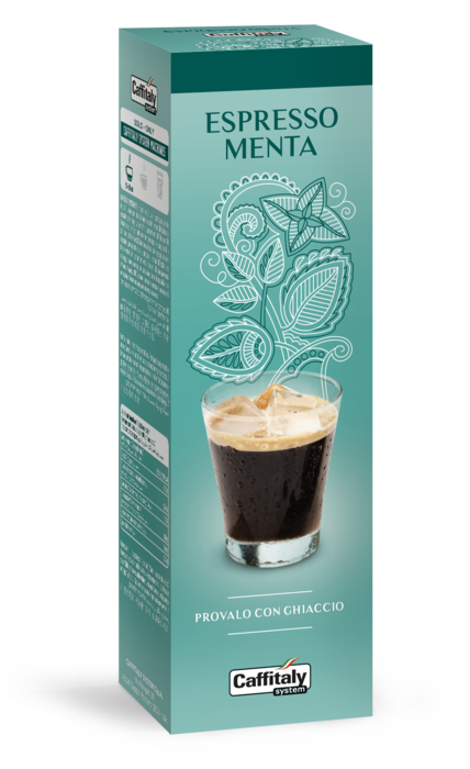 Capsule originali caffe Caffitaly Ecaffe espresso menta - C.A.R.E. srl