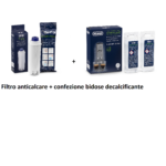 DE LONGHI Decalcificante Ecodecalk 2 Dosi + Filtro Addolcitore Acqua PRIMADONNA