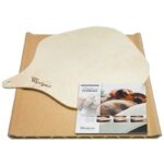 PIASTRA PIETRA FORNO ELETTRICO REFRATTARIA CON RICETTARIO E PALA PER PIZZA